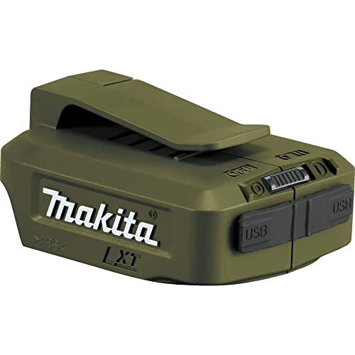 マキタ アウトドアアドベンチャー™ 18V LXT® コードレス電源のみ USB カモグリーン ADADP05