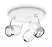 Produktbild Philips myLiving Deckenspot Balsa 3-flammig dimmbar 35 W, weiß 564833116