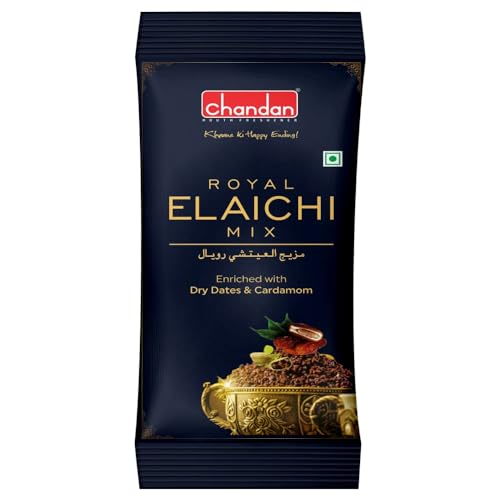Chandan Mouth Freshener Royal Elaichi Mukhwas | 50 Sachets Per Pack | Contains Dry Dates and Cardamom (100 gm (Pack of 5)) (B0CZJH8PD1) Amazon Price History, Amazon Price Tracker