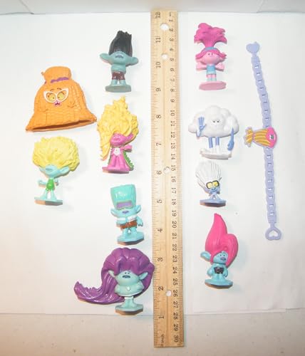 Partyfun 793869254591 Trolls Band Together Movie Quality Cake Toppers Cupcake Decorations 12 Set thumb #2