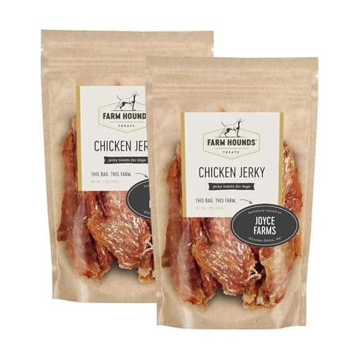 Farm Hounds - Chicken Jerky - Premium Natural Jerky for Dogs - 100% Humanely Raised Chicken - Break-to-Size - Great for Training & Treats - No Added Fillers - Made in USA - 3.5 oz -2 Pack