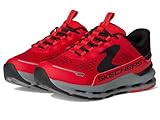 SKECHERS Boy's Hands Free Slip-ins, Glide-Step + Vista Lane 404203L (Little Big Kid) Sneaker, Red/Black, 12