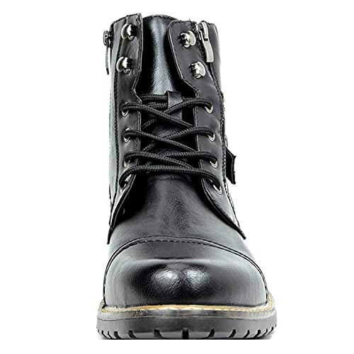 Men's Boots Casual Boots Motorcycle Combat Ankle Dress Boots for Men Knight Boots4