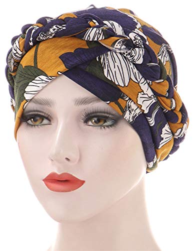 image for Antjoint Chemo Cancer Head Hat Cap Ethnic Bohemia Pre-Tied Twisted Bra