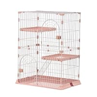 Amazon.co.jp: Donext 猫ゲージ キャットハウス ペットケージ 2段 76
