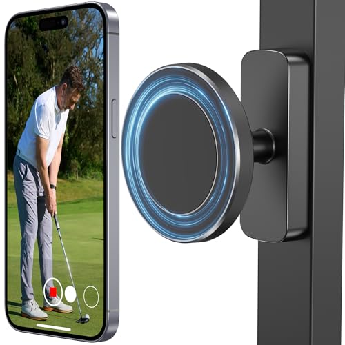 Magnetic Golf Cart Phone Holder, Phone Mount Compatible with MagSafe