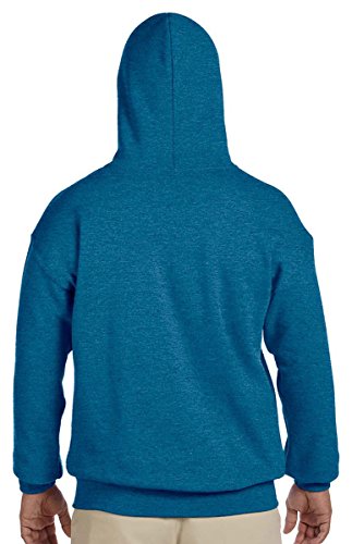 Gildan Men's Rib Knit Pouch Pocket Hooded Sweatshirt2