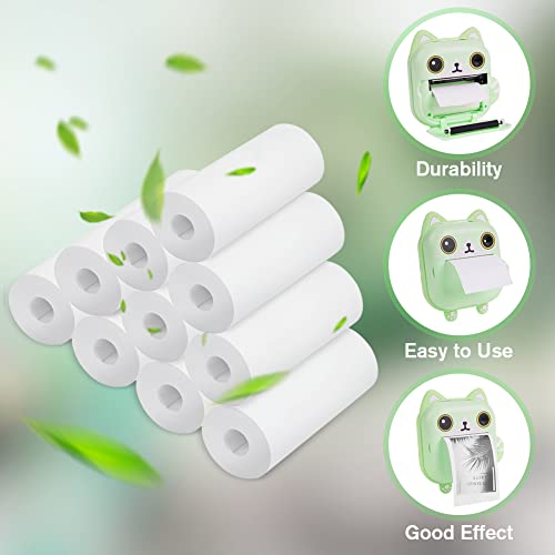 Ainiv 10 rolos de papel de impressão para câmera instantânea, papel de impressão para câmera de 5,6