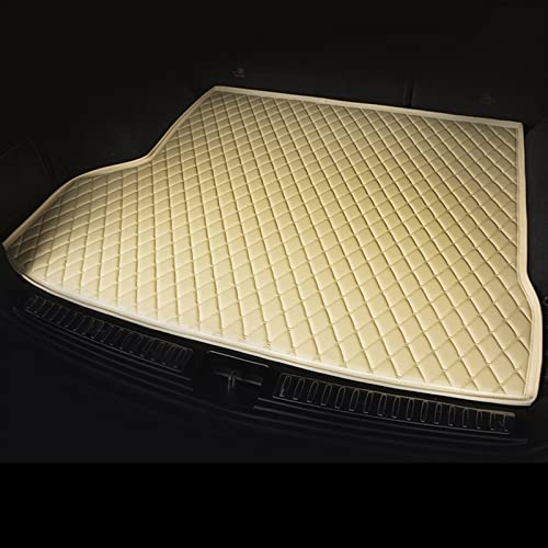 Tapis de coffre voiture luxe beige pour Volvo V40 Hayon de style