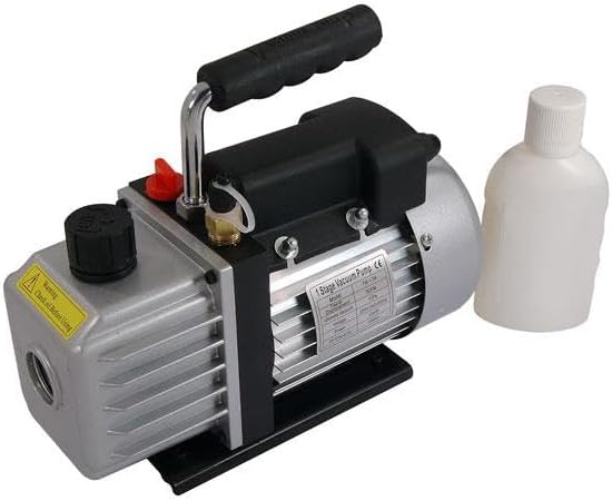 Neilsen 3 CFM Single Stage Vacuum Pump Two Stage Performance