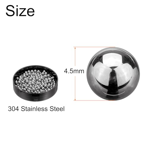Billes de roulement robustes en inox 304 pour guidage fluide et précis - 4,5 mm