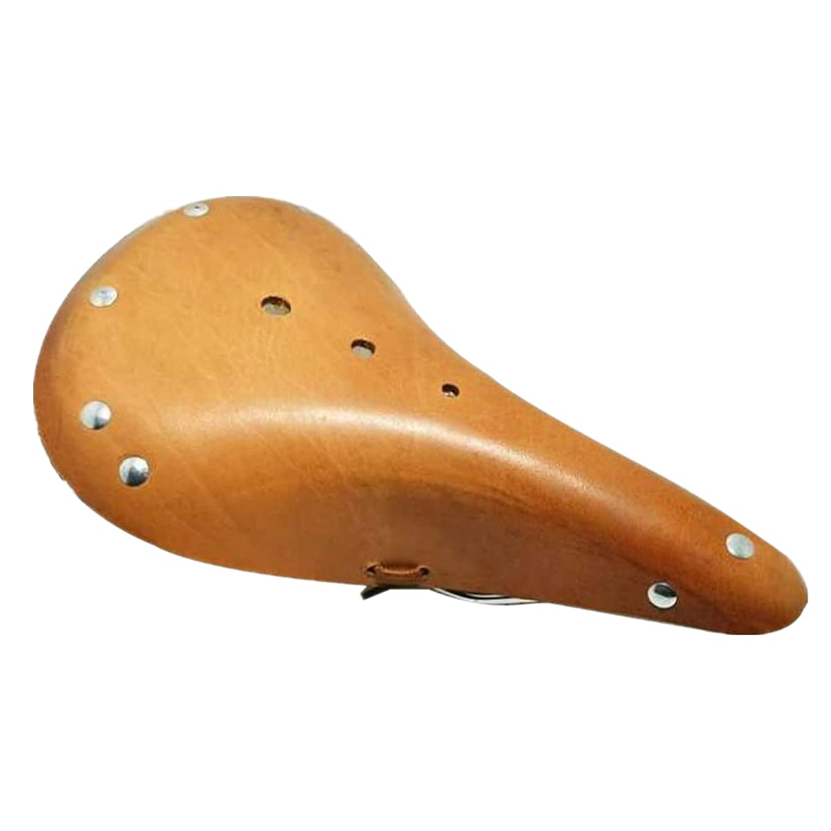 UNISTRENGH Vintage Bicycle Saddle Classic Leather Bike Seat Comfortable City Touring Road Bike MTB Saddles