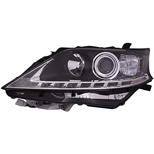 HEADLIGHTSDEPOT Headlight Halogen Japan Built Left Driver Compatible with 2013-2015 Lexus RX-350/RX-450h