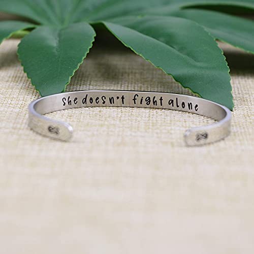 JoycuFF Inspirational Bracelets for Women Inspirational Cuff Bangle for Her with Engraved Message Christmas Birthday Gifts for Her - Image 5