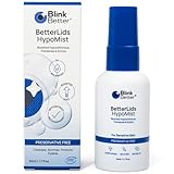 BlinkBetter BetterLids Boosted Hypochlorous Acid Eyelid Spray – Gentle Non-Sting Eyelid Cleanser Mist with Ectoin & Trehalose for Blepharitis, Dry and Itchy Lids – Daily Lid Hygiene Eye Spray, 50 ml