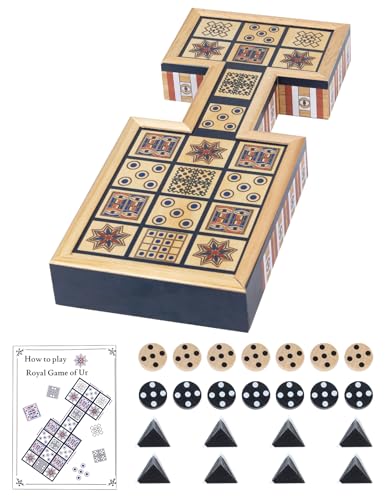Juego de Mesa Royal Game of UR Clásico de Madera miniatura 1