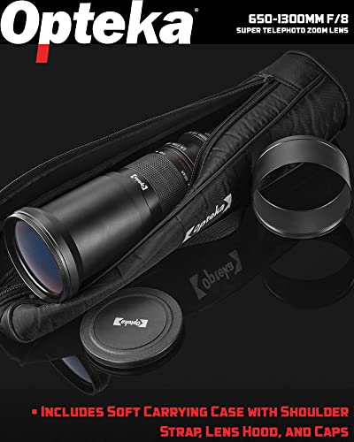 Opteka 650 - 2600 mm High Definition teleobiettivo...