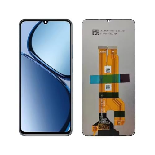 Écran LCD pour Oppo Realme C61 RMX3939 vitre tactile noire sans châssis