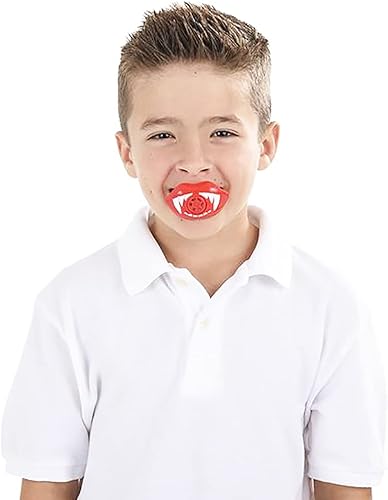 Miniatura 4 de The Dreidel Company Silbatos de colmillos de Halloween, accesorio de fiesta de Halloween de 2.5 pulgadas, paquete de 12