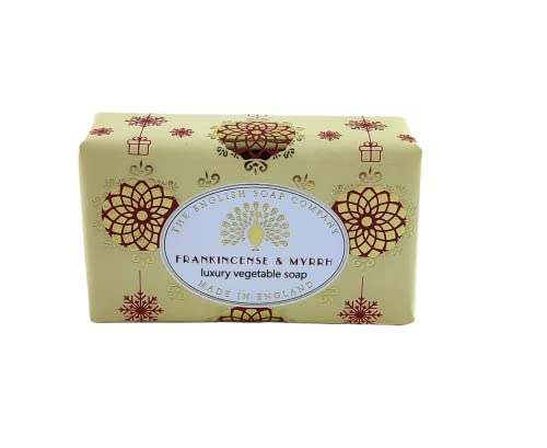 The English Soap Company Frankincense and Myrrh Christmas Soap 190 g
