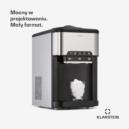 Máquina fabricadora de hielo pequeña Klarstein para encimera miniatura 7