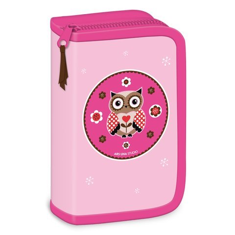 Preisvergleich Produktbild Exclusiv*Eule Federmappe Federmäppchen gefüllt EDEL NEU