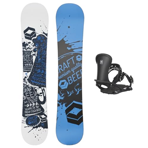 FTWO Set Snowboard TNT Blau 146cm mit Pipe Bindung M Sale