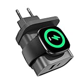 Chargeur 3 en 1 pour Fitbit Sense/Sense 2/Versa 4/3/Ace LTE, Google Pixel Watch 3/2, PD 25 W Chargeur rapide USB C avec deux ports, chargeur indispensable pour les déplacements pour iPhone, Android