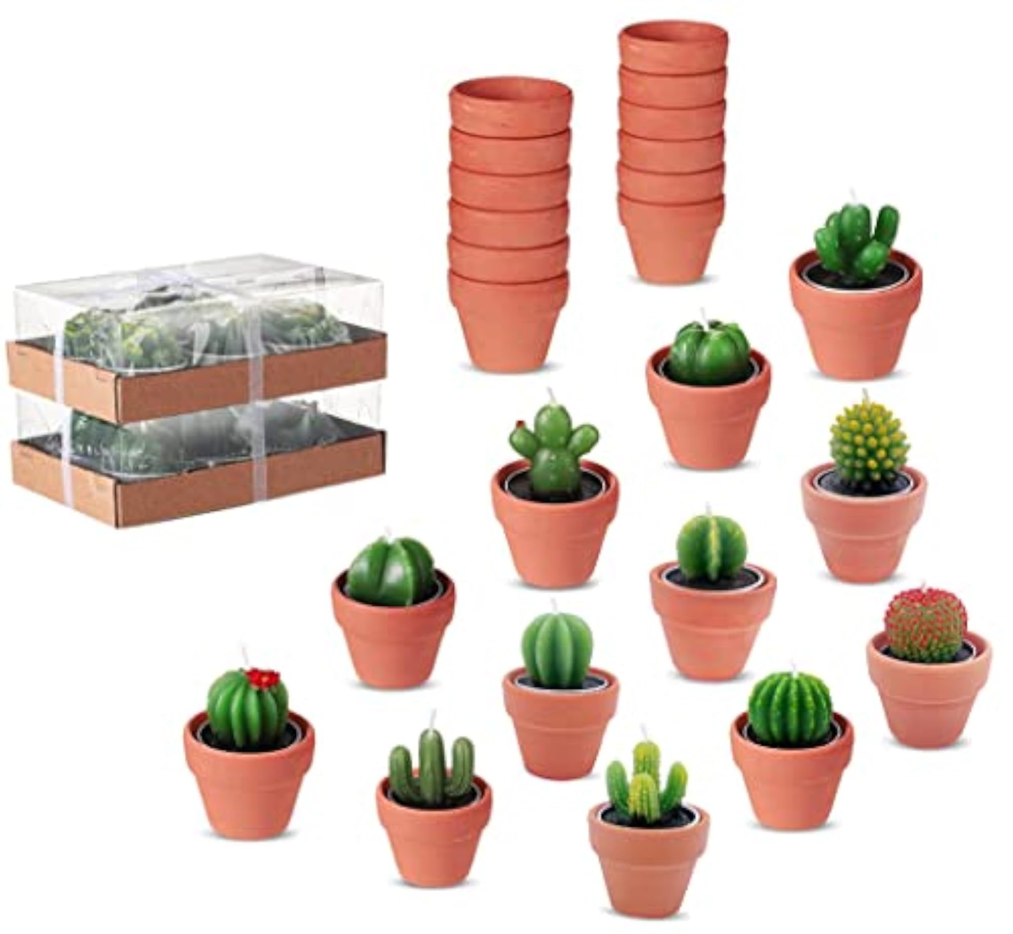 Cactus Tealight Candles for Bridal Shower Gifts