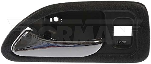 Well Auto 77715 72165-SV4-A01ZC, 72165-SV4-A02ZC Inside Interior Door Handle-Front Left (Driver Side) Gray/Chrome with Power Locks 94-97 Accord 4 Door and Wagon