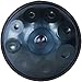 Regalo De Instrumento De Música Curativo Hecho A Mano Handdrum,Handpan Drum Sound Performance con Drum Bag -10 Tone,Bleu~9tones