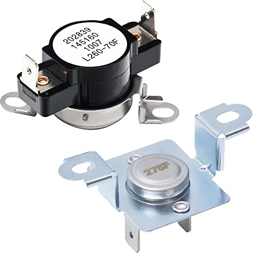 Image of BlueStars 137032600 Thermal Limiter & 3204267 Thermostat | Compatible with Electrolux & Kenmore dryers - Replaces AP4368739, PS2349395, AP2131477.