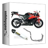 71712AK + 71391MI + 71392MI arrow 71712AK + 71391MI + 71392MI scarico completo omologato open indy-race alluminio fondello carby compatibile con honda cbr 600 rr 2009 2010 2011 2012 mototopgun