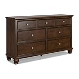 Signature Design by Ashley Danabrin Traditional 7 Drawer Dresser for Bedroom, Dark Brown
