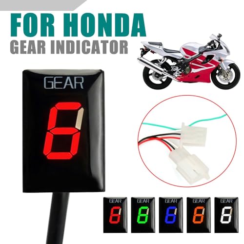 Indicador de marchas para rutas seguras en moto CB600F Hornet y CBR1100XX 2