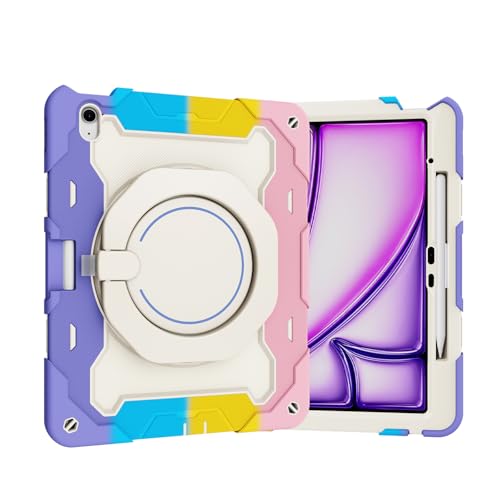 Funda para iPad Air 13 de niños抗震 carcasa robusta con asa 5