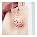 ZAOPP Cartoon Carino Catena Bambola Portachiavi Tombolo Peach Plush Bag Chiave del Sacchetto Pendente degli Amanti Pendente di Modo Regalo Portachiavi (Color : 2)