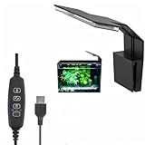 FRIRODSAY 7W Nano Aquarium Light Clip-On Fish Tank...