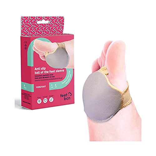 feet bcn Guante metatarsal anti-deslizante de gel. Discreto y pequeño. Alivia el dolor y protege la zona plantar. 1 par. Talla S: EU 36-41. Fabricado en España Cover
