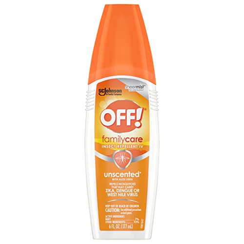 Off! Familycare Insect & Mosquito Repellent Spritz, Unscented Bug Spray With Aloe-Vera, 7% Deet, 6 Oz #TOP3
