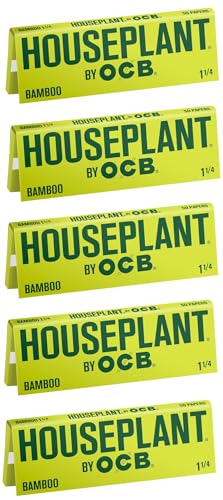 Houseplant® by OCB® Bamboo 1 1/4 Rolling Papers (5 Booklets)