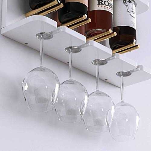 Soporte para botellas de vino para pared, metal moderno miniatura 3