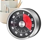 Timer Conto Alla Rovescia Da Cucina - Dialer Manuale Da 0 A 60 Minuti, Sveglia Ottica In Acciaio Inossidabile, Strumento Di Gestione Del Di Cottura, Per La Preparazione Della Cottura,