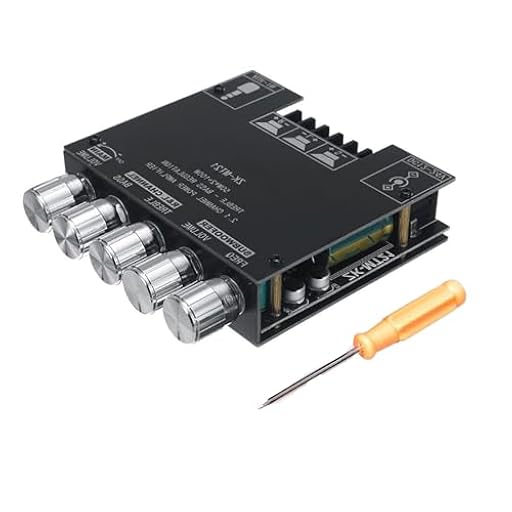 GERUI Módulo amplificador de audio ZK-MT21 2.1 Canal Amplificador de potencia digital Bluetooth Placa amplificadora | Ya disponible en tu tienda friki favorita! En mundofriki.es!