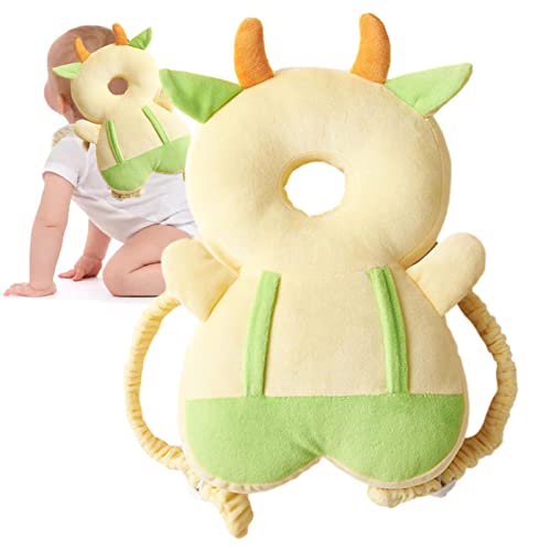 Pr otetor de cabeça de bebê, joelheiras de bebê, mochila de proteção para costas, mochila de almofad