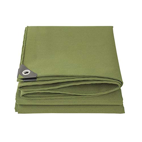 Lona exterior impermeable verde 4mx4m para techo de gazebo y camión 2