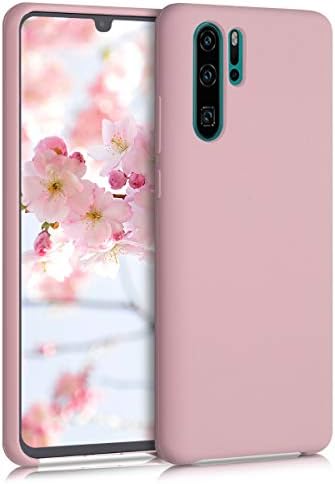 kwmobile TPU Silicone Case Compatible with Huawei P30 Pro - Case Slim Phone Cover with Soft Finish - Papaya