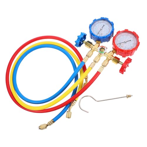 GLEAVI 1 Set Car Air Conditioner Fluoride Filling Durable Refrigerating Gauge for Automotive Home HVAC Systems Easy to Install with High Performance Professional Air Conditioning Tool