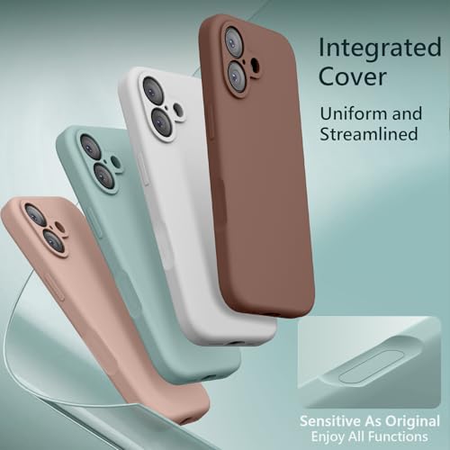 Image of FireNova Magnetic for iPhone 17 Case, Compatible with MagSafe, [Integrated Silicone Camera Control Button] [Camera Protection] Anti-Scratch Microfiber Lining Phone Case, 6.3 inch, Mint Green