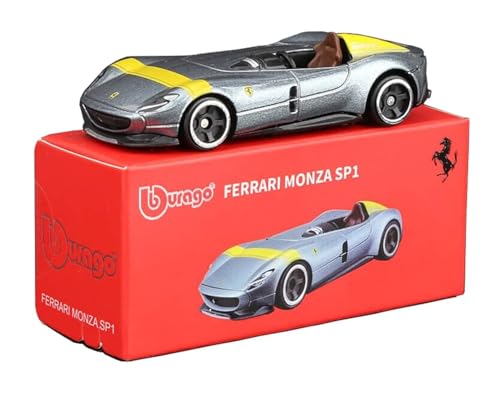 Image of Bburago 1:64 Scale Ferrari Series Model Collection Race Diecast Metal Model Car (Ferrari Monza SP1)